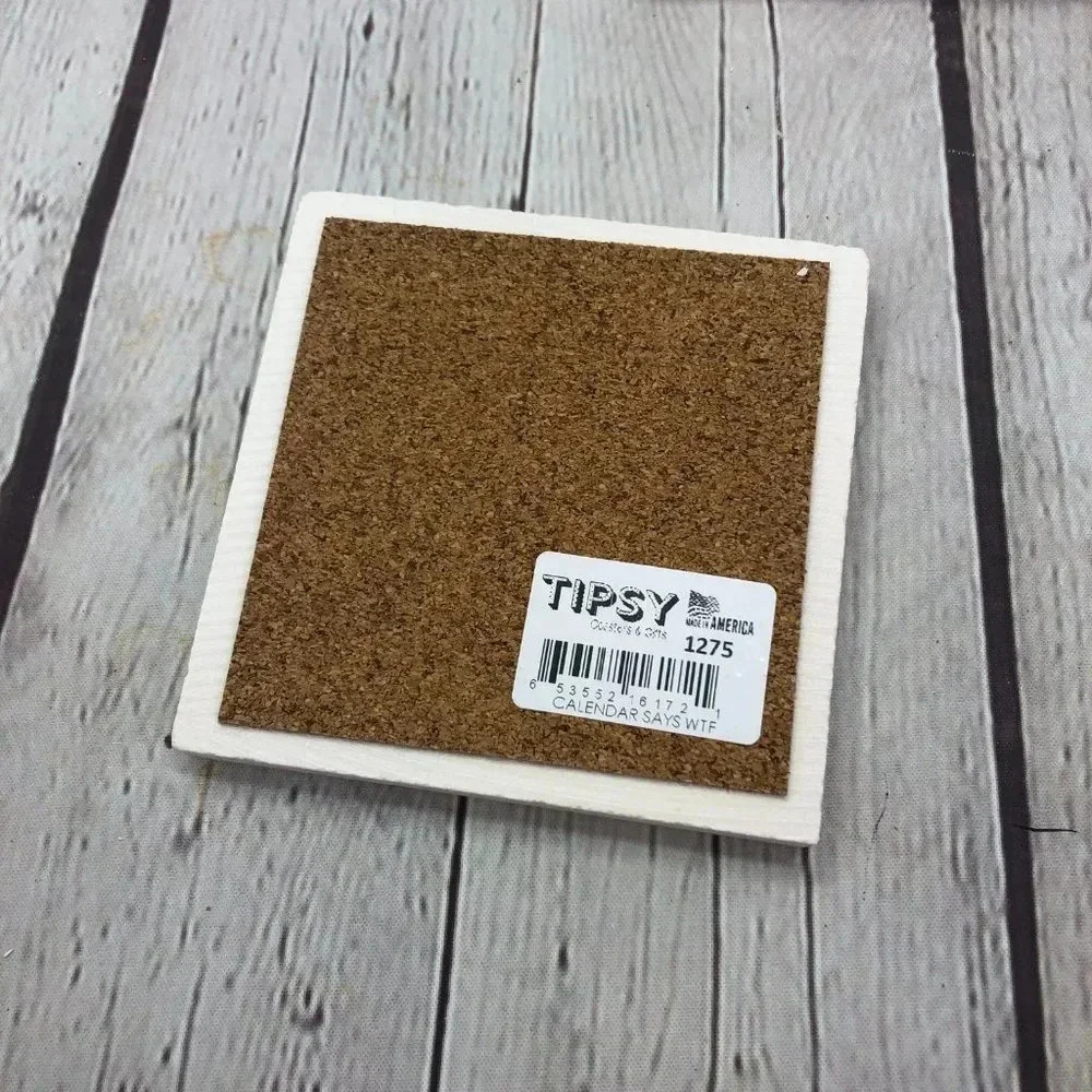 Coasters CALENDAR SAYS WTF DRINK COASTER set of 4